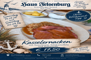 Dieses Wochenende im Haus Felsenburg: Kasselernacken